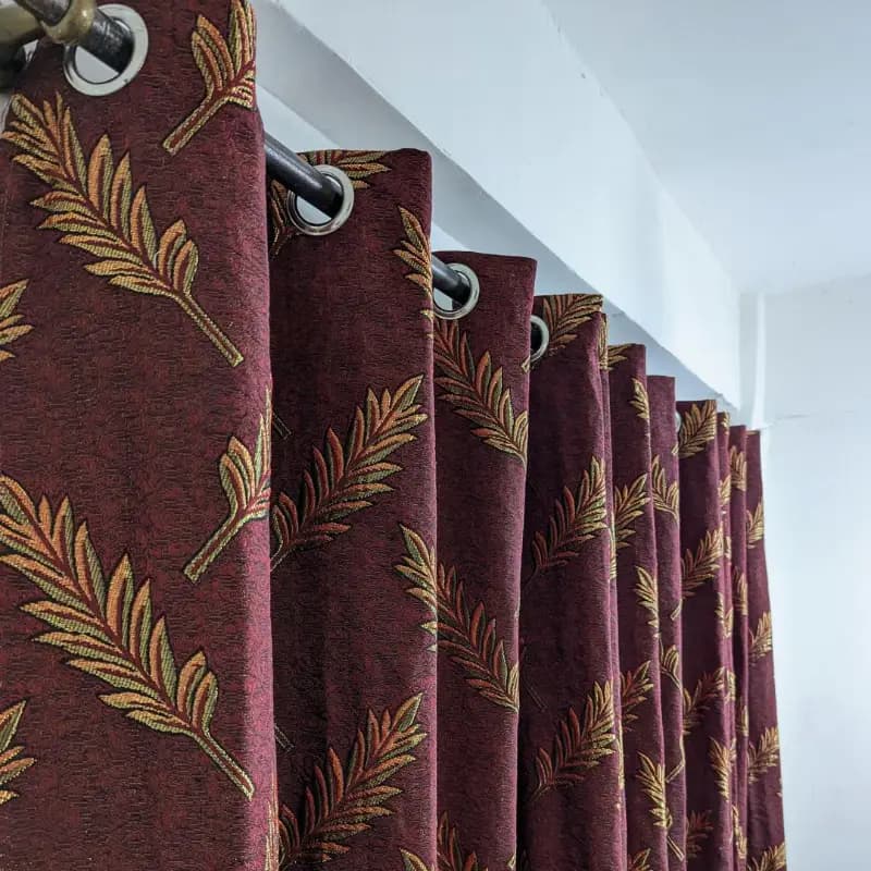 Jacquard Printed Indoor Home Curtains 1 Piece