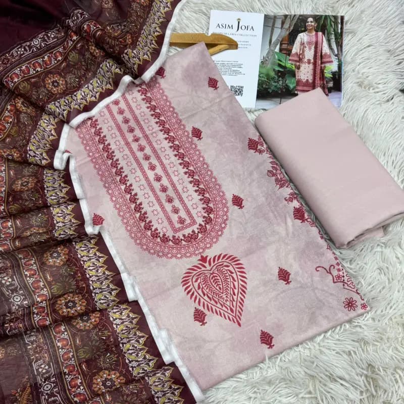 Asim Jofa Lawn 3 Piece Collection 2026