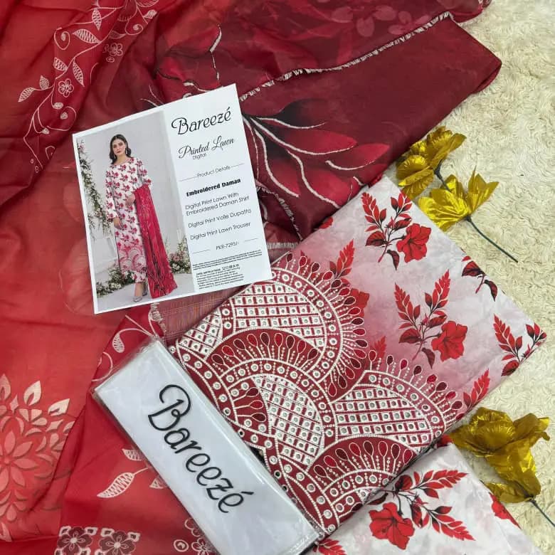 Bareeze  Lawn 3 Piece  COLLECTION 2026
