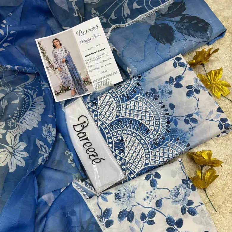 Bareeze  Lawn 3 Piece  COLLECTION 2026